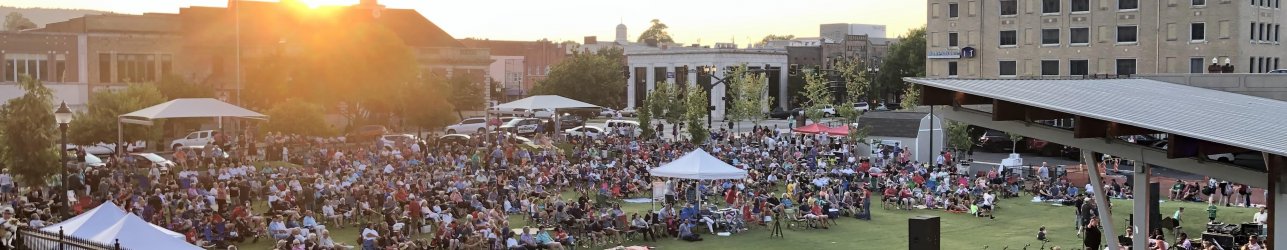 A concert at Burr Park